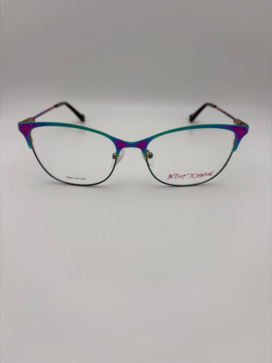 Betsey Johnson Glasses - Smarty Pants / Oil Spill
