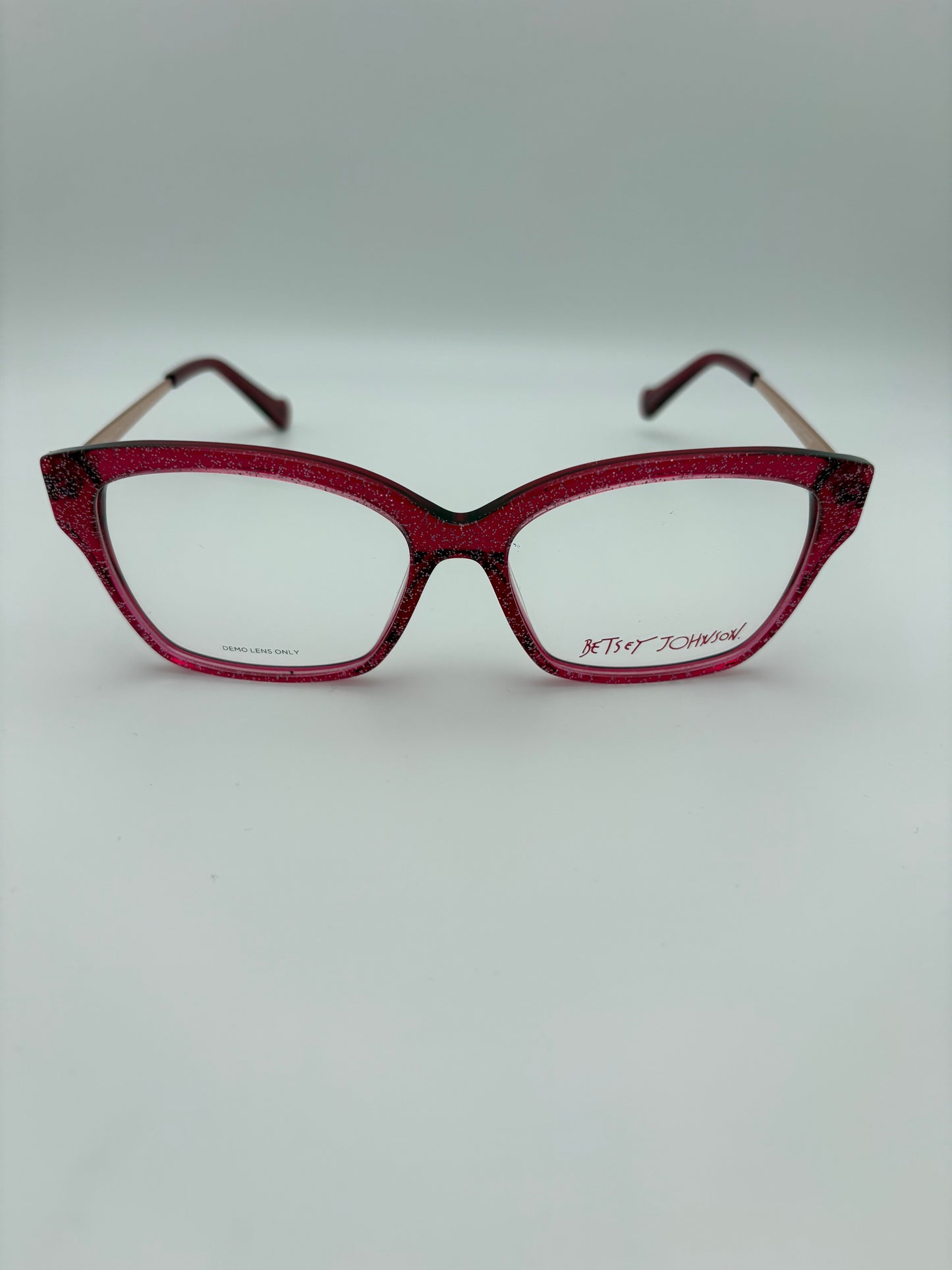 Betsey Johnson Glasses - Funfetti / Burgundy
