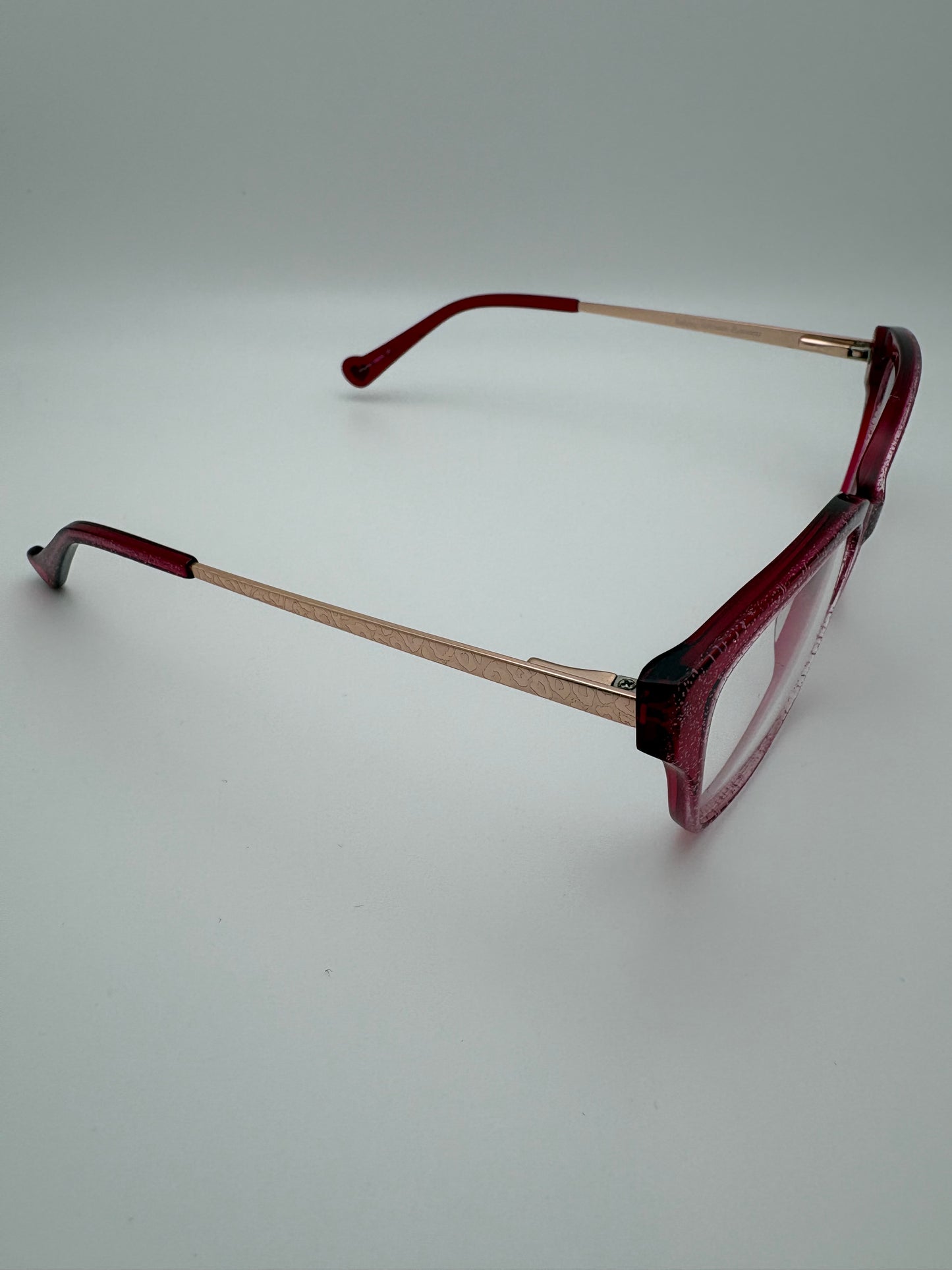 Betsey Johnson Glasses - Funfetti / Burgundy