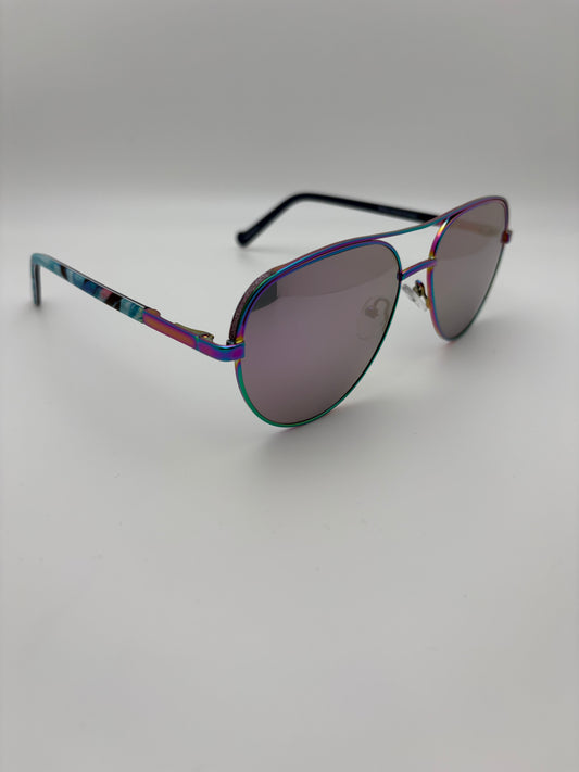 Betsey Johnson Sunglasses - Foxy / Oil Spill